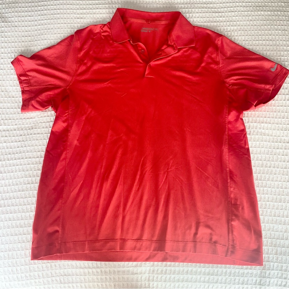 Nike golf red polo shirt size XL